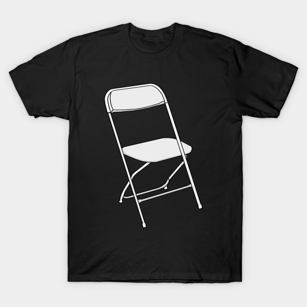 Folding Chair T-Shirt by DiegoCarvalho